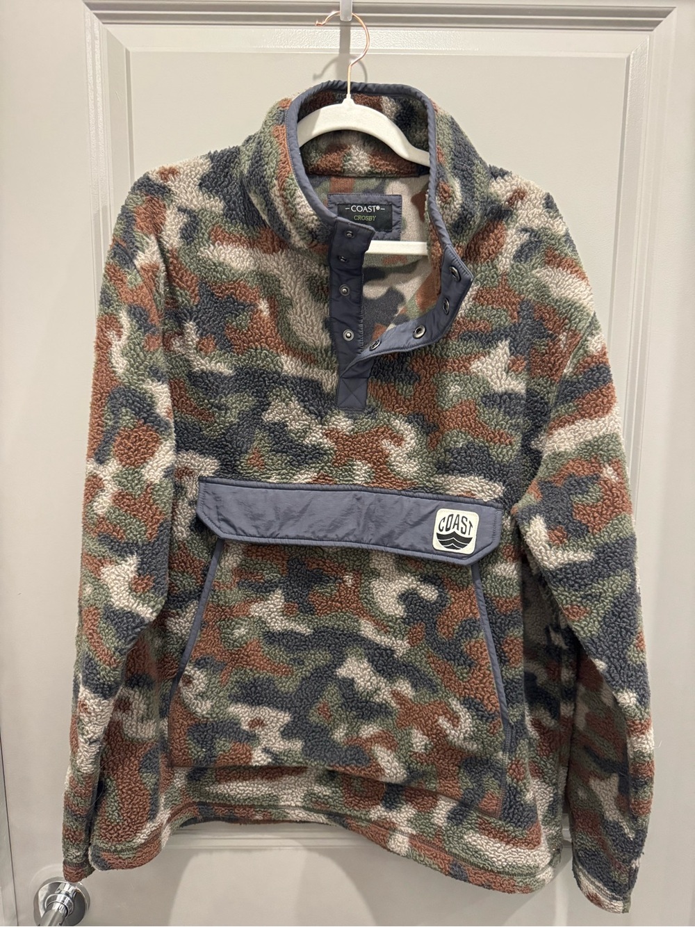 Coast Outdoor Camo Sherpa Pullover